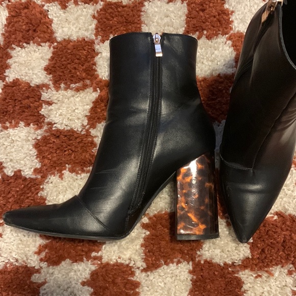 Black Billini Ankle Boots - Picture 3 of 4